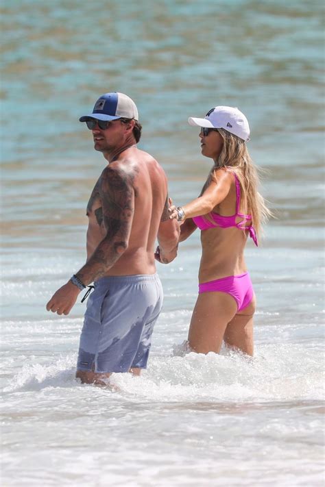 Christina Haack Looks Hot In A Pink Bikini On The Beach In Cabo 48