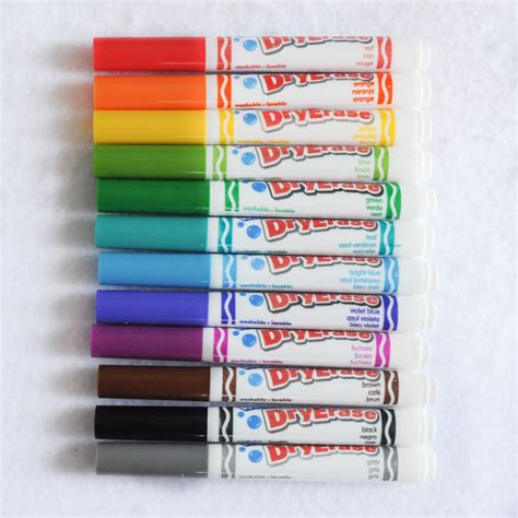 12 Count Crayola Washable Dryerase Markers Jennys Crayon Collection