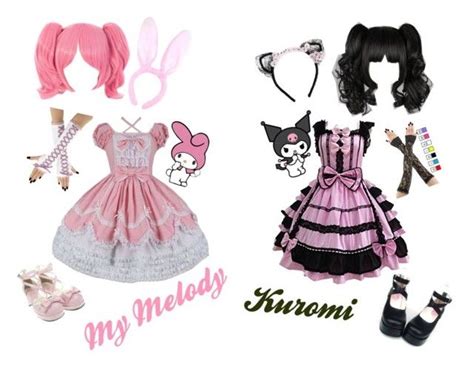 My Melody And Kuromi 2 By Kawaii Little Alpaca Liked On Polyvore
