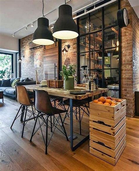 30 Classy And Rustic Interior Design Ideas For Home Industrial