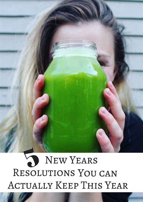 5 New Years Resolutions You Can Actually Keep This Year Year Resolutions Mason Jar Mug Newyear