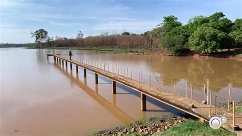 Represa de Votuporanga fica cheia após chuvas do fim de semana G São José do Rio Preto