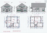 Проект дома схема чертеж
