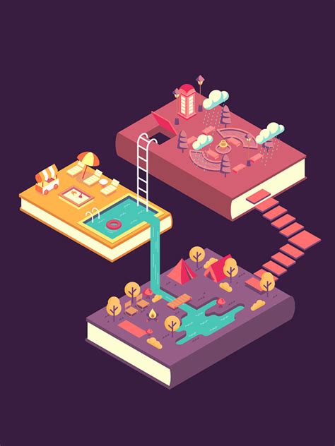 30 Dazzling Examples Of Isometric Designs Bashooka Isometric Art