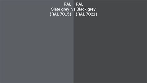 Ral Slate Grey Vs Black Grey Side By Side Comparison