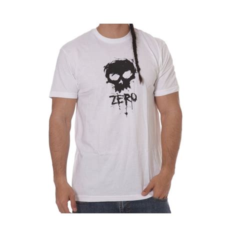 Zero T Shirt Single Skull Wh Buy Online Fillow Skate Shop