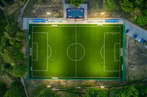 Aerial View Of Soccer Field During Daytime Photo Free Image On Unsplash