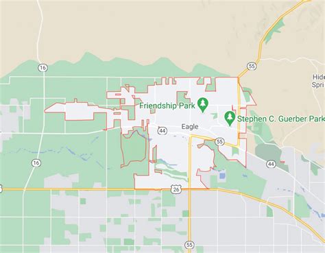 Eagle Idaho City Limits Map