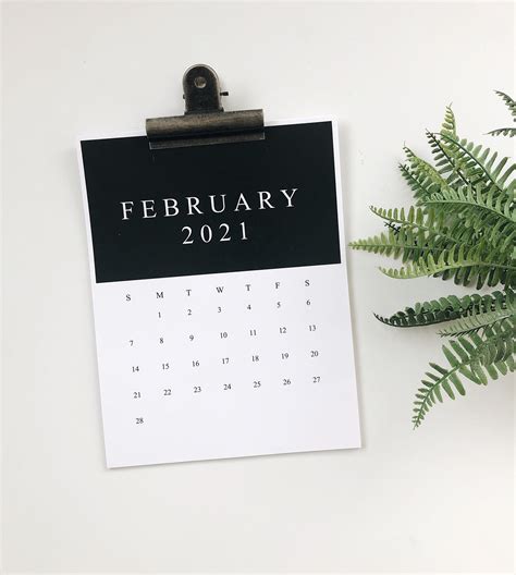 2021 Calendar Calendar Minimalist Calendar Planner Modern Etsy