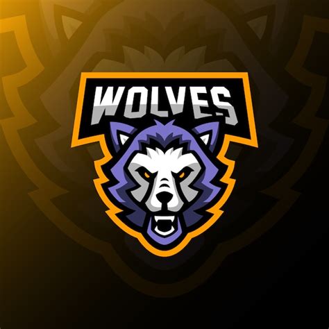 Premium Vector Wolves Mascot Logo Esport Gaming Illustration