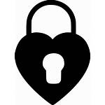 Clipart Padlock Lock Transparent Svg Heart Webstockreview