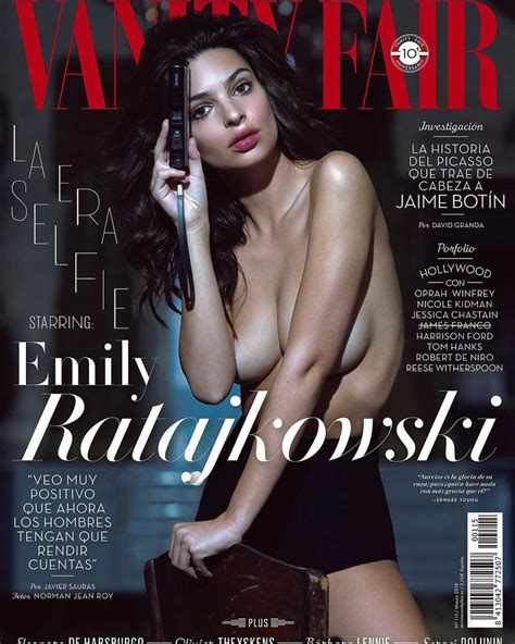 Emily Ratajkowski Goes Topless For Vanity Fair Spain