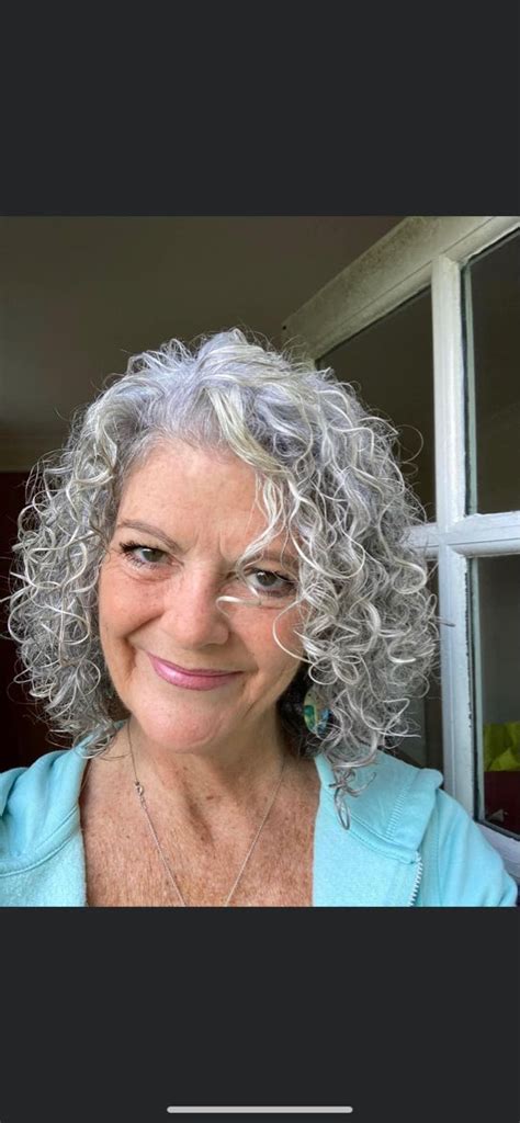 Pin By Gail Hollingsworth On Gray Hair Dont Care Curly Hair Styles