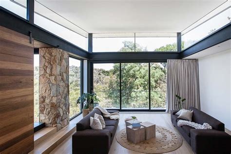 Beautiful Modern Stone House In The Bush Outside Of Melbourne Au