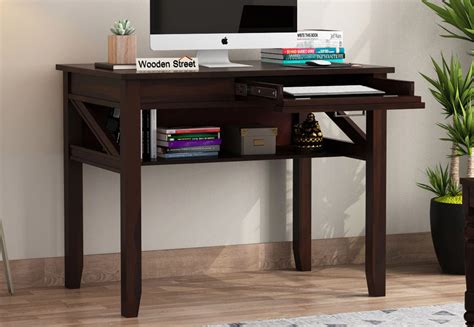 Buy computer tables online at best prices in india. Buy Hawkins Solid Wooden Computer Desk (Walnut Finish ...