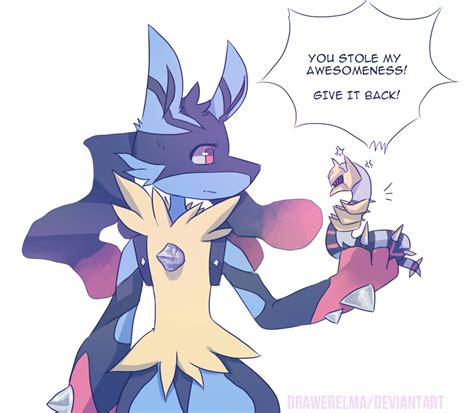 All Of Your Awesomeness Belongs To Mega Lucario Pok Mon Know Your Meme