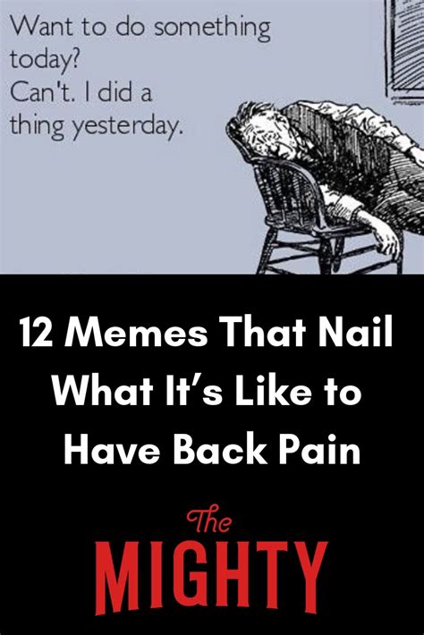 Back Pain Meme Template