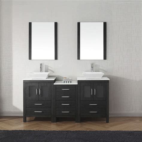 61 double bathroom vanity set. Bathroom Vanities, 66'' Dior Double Sinks Bathroom Vanity ...