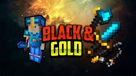 Black And Gold 16x Revamp Pvp Texture Pack Best Texture 2020