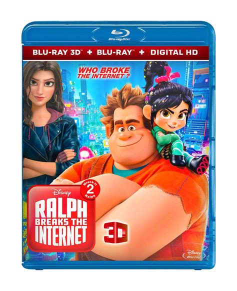 Starring all day in his game at a throwback arcade and then hanging out all night with vanellope ( sarah silverman ). Ralph Breaks the Internet ( 3D Blu-ray 2019) Region free ...
