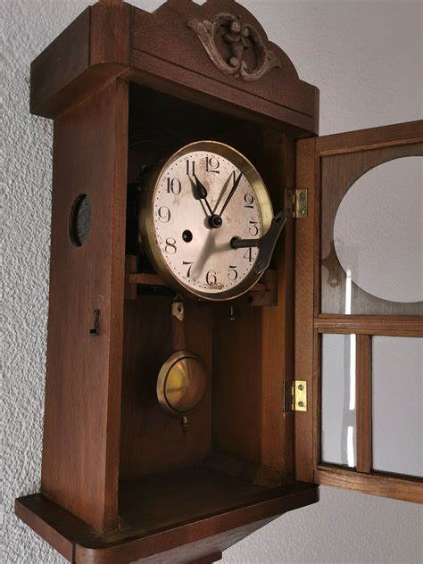 Kienzle Vintage Ra Pendulum Chiming Wall Clock Germany C Etsy