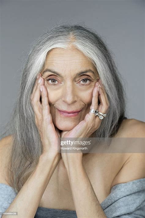 Mature Female Beauty Hands On Face Photo Getty Images