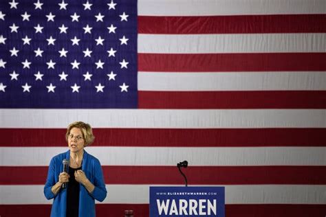 ‘he May Not Even Be A Free Person Elizabeth Warren Says Of Trump In