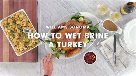 how to wet brine a turkey youtube