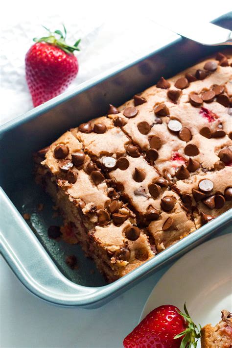 gluten free strawberry chocolate chip quick bread sweet tooth girl