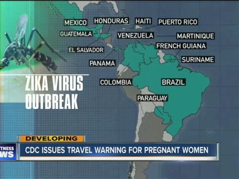 travel warning for pregnant women for zika virus