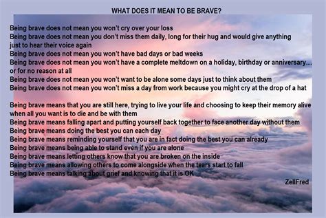 What Does It Mean To Be Brave The Grief Toolbox