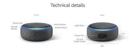 Amazon Echo Dot 3rd Generation Smart Speaker Charcoal Price In Pakistan