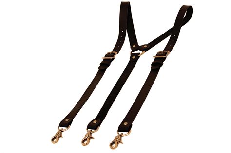 Buy Custom Made Black Leather Suspenders Made To Order From Project