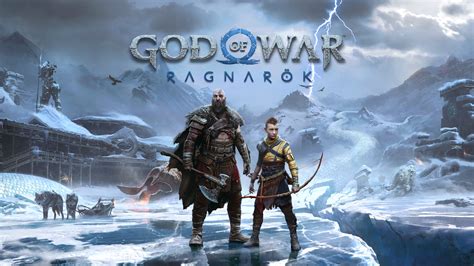 God Of War Ragnarök Wallpaper 4k Game Art Kratos Atreus