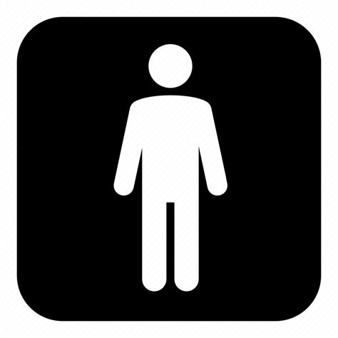 Man Men Restroom Toilets Wc Icon Download On Iconfinder