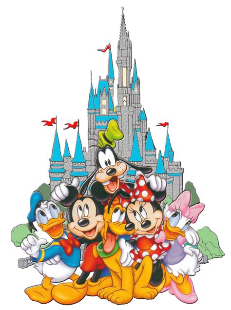Download Mickey Mountain Splash Minnie Pluto Donald Goofy Hq Png Image