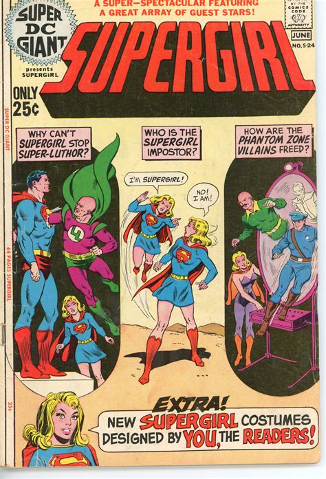 Super Dc Giant S 24 Vg Supergirl 1971 Comic Books Bronze Age Dc