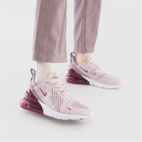 Womens Pale Pink Nike Air Max 270 Trainers Schuh