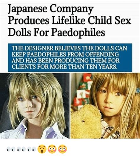 Japanese Company Produces Lifelike Child Sex Dolls For Paedophiles The