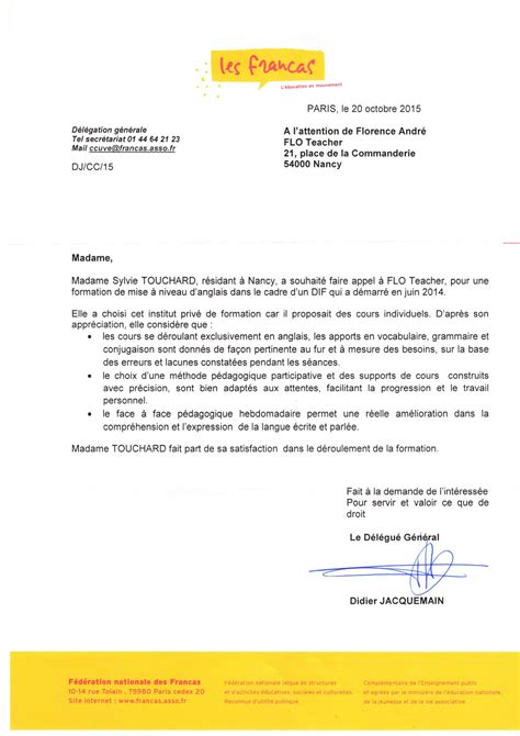 Lettre De Recommandation Pour Une Bourse En Anglais Financial Report