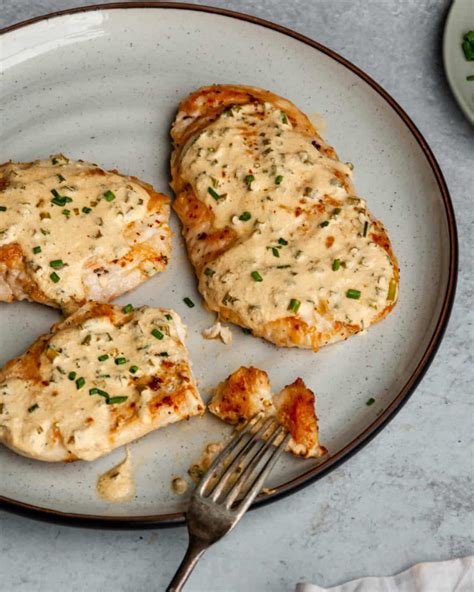 One Pan Chicken With Creamy Chive Sauce Seasoned By Silvie