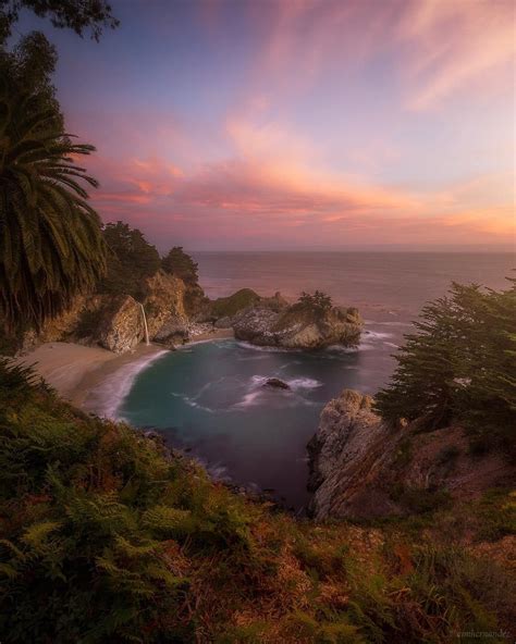 Sunrise At Mcway Falls Big Sur California 1080×1350 Wallpaperable