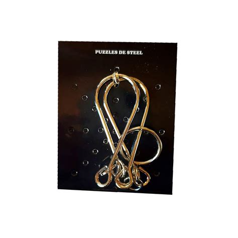 Puzzle Brain Twister Din Metal Pentru Copii Si Adolescenti 7 Cm