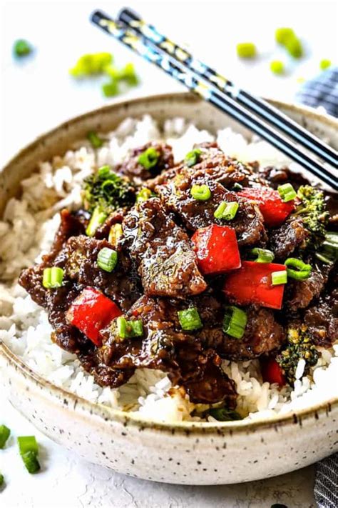 How to cook the beef crispy outside and tender insides. Mongolian Beef Stir-Fry (+ the BEST SAUCE EVER!) - Carlsbad Cravings