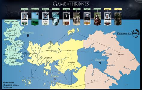 Cards From The Game Game Of Thrones Map Hbo Game Of Thrones Game Of