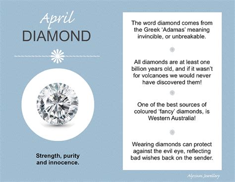 Aprils Birthstone The Diamond