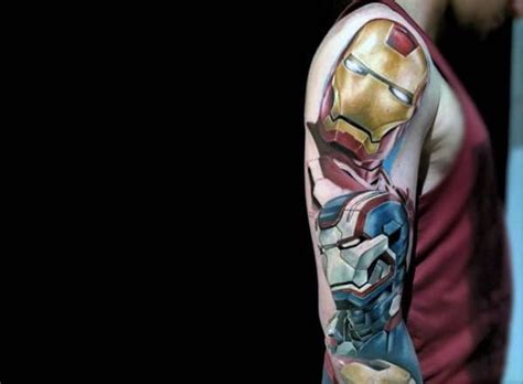 70 Iron Man Tattoo Designs For Men Tony Stark Ink Ideas Iron Man