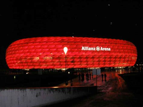 Allianz arena bayern munchen stadium. Munich Football Stadium - Allianz Arena - e-architect