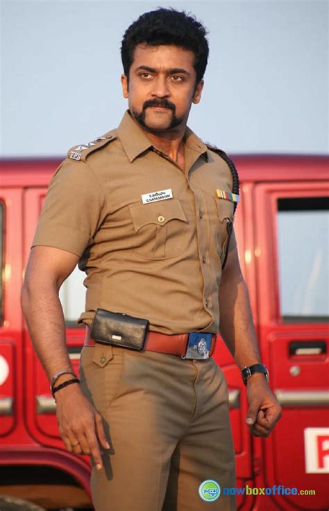Suriya As A Virile Police Officer With A Cosmically Awesome Moustache