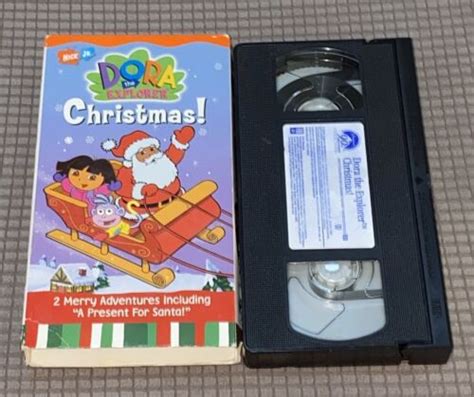 DORA THE EXPLORER CHRISTMAS VHS VIDEO NICK JR TESTED WORK